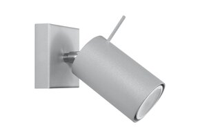 Wandleuchte RING 1 grau