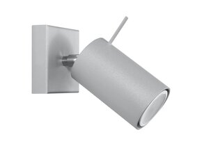 Wandleuchte RING 1 grau