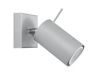 Wandleuchte RING 1 grau