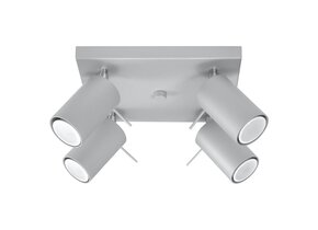 Deckenleuchte RING 4 grau