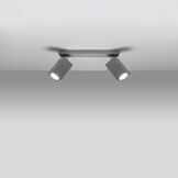 Deckenleuchte MERIDA 2 graug