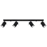 Deckenleuchte MERIDA 4L schwarzg