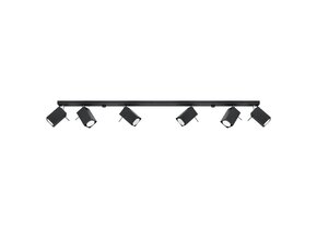 Deckenleuchte MERIDA 6L schwarz