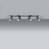 Deckenleuchte MERIDA 4L graug