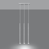 Hängeleuchte PASTELO 3 weißg