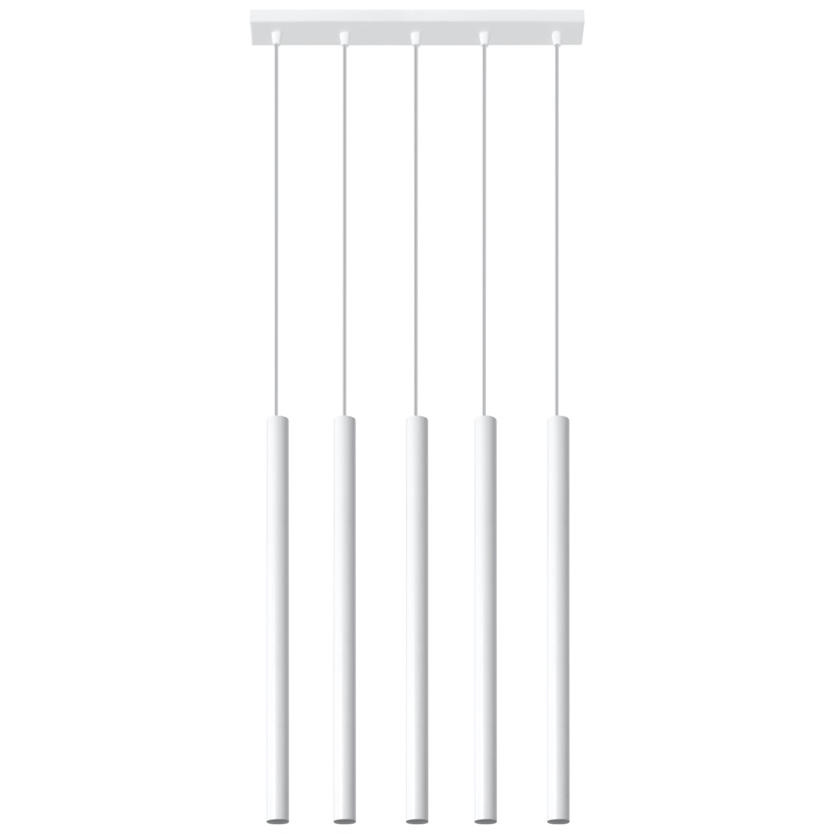 Hängeleuchte PASTELO 5 weißg