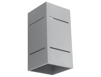 Wandleuchte BLOCCO grau