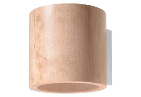 Wandleuchte ORBIS Naturholz