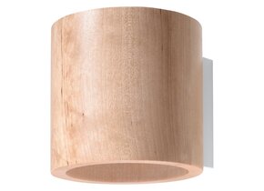 Wandleuchte ORBIS Naturholz
