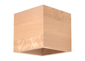 Wandleuchte QUAD Naturholz
