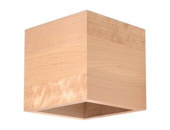 Wandleuchte QUAD Naturholz