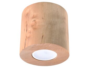 Deckenleuchte ORBIS Naturholz