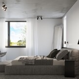 Deckenleuchte DIREZIONE 2 schwarzg