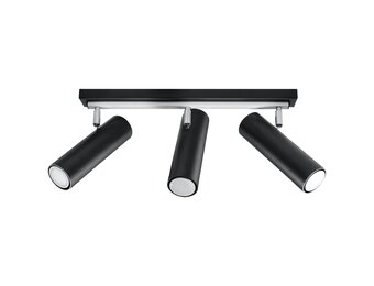 Deckenleuchte DIREZIONE 3 schwarz