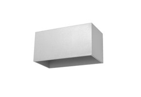 Wandleuchte QUAD MAXI grau