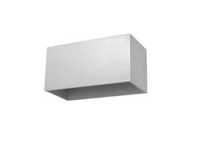 Wandleuchte QUAD MAXI grau