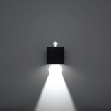 Wandleuchte LUCA schwarz LED IP54g