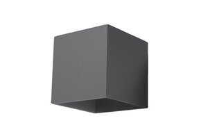 Wandleuchte QUAD 1 anthrazit
