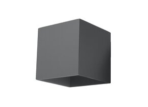 Wandleuchte QUAD 1 anthrazit