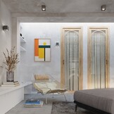 Wandleuchte QUAD 1 anthrazitg