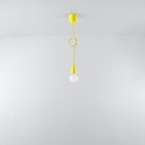 Hängeleuchte DIEGO 1 gelbg