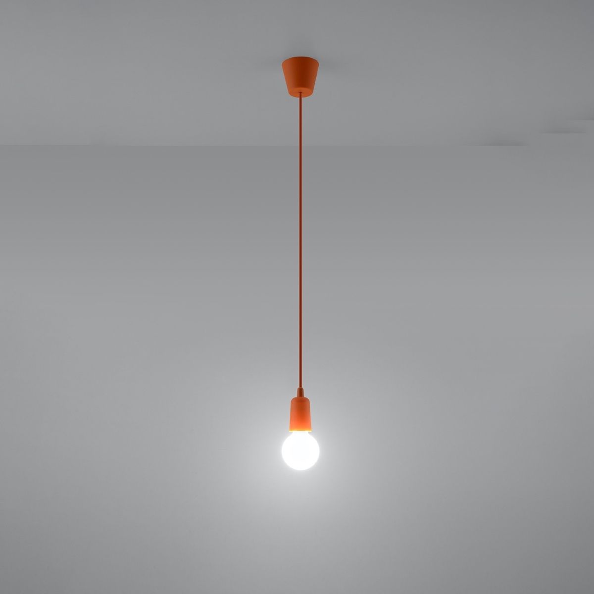Hängeleuchte DIEGO 1 orangeg