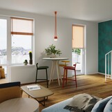 Hängeleuchte DIEGO 5 orangeg