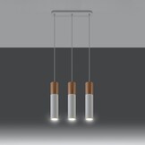 Hängeleuchte PABLO 3 weißg