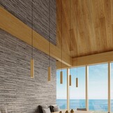 Hängeleuchte LINO Holzg