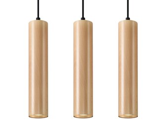 Hängeleuchte LINO 3 Holz