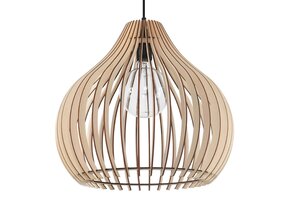 Hängeleuchte APRILLA Holz