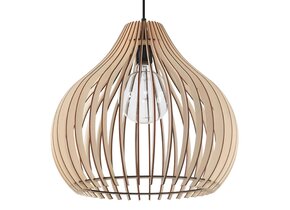 Hängeleuchte APRILLA Holz