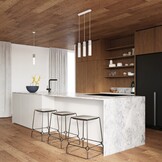 Hängeleuchte BORGIO 1 weißg