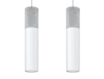 Hängeleuchte BORGIO 2 weiß