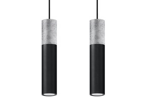 Hängeleuchte BORGIO 2 schwarz