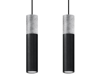 Hängeleuchte BORGIO 2 schwarz