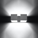 Wandleuchte QUAD 2 weißg