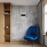 Wandleuchte QUAD 2 schwarzg