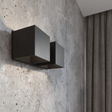 Wandleuchte QUAD 2 schwarzg