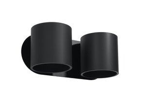 Wandleuchte ORBIS 2 schwarz