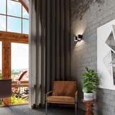 Wandleuchte ORBIS 2 schwarzg