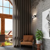 Wandleuchte ORBIS 2 graug