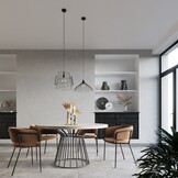 Hängeleuchte UMB schwarzg