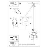 Hängeleuchte TULIP weißg