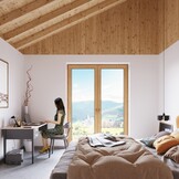 Hängeleuchte TULIP schwarzg