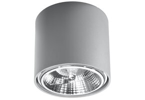 Deckenleuchte TIUBE grau