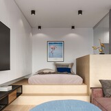 Deckenleuchte TIUBE schwarzg