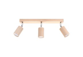 Deckenleuchte BERG 3 Naturholz