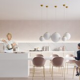 Hängeleuchte UGO 30 goldg