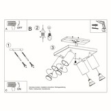 Deckenleuchte RING 4 chromg